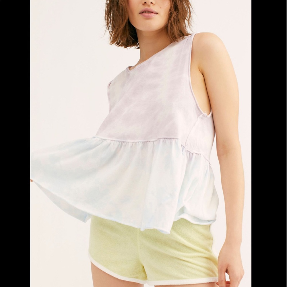 Free People Anytime Tie Dye Tank